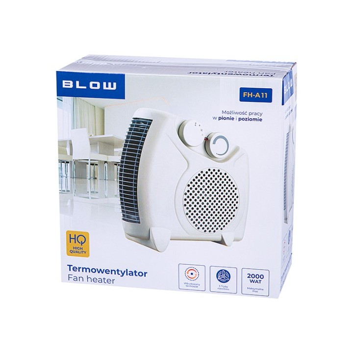 Termowentylator BLOW 2000W FH-A11 farelka pion poziom