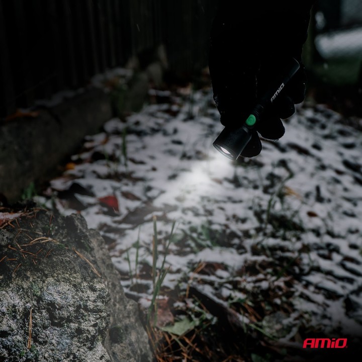 Lampa inspekcyjna akumulatorowa na szyję 2xP50 1000mAh (BATT) AMIO-04671