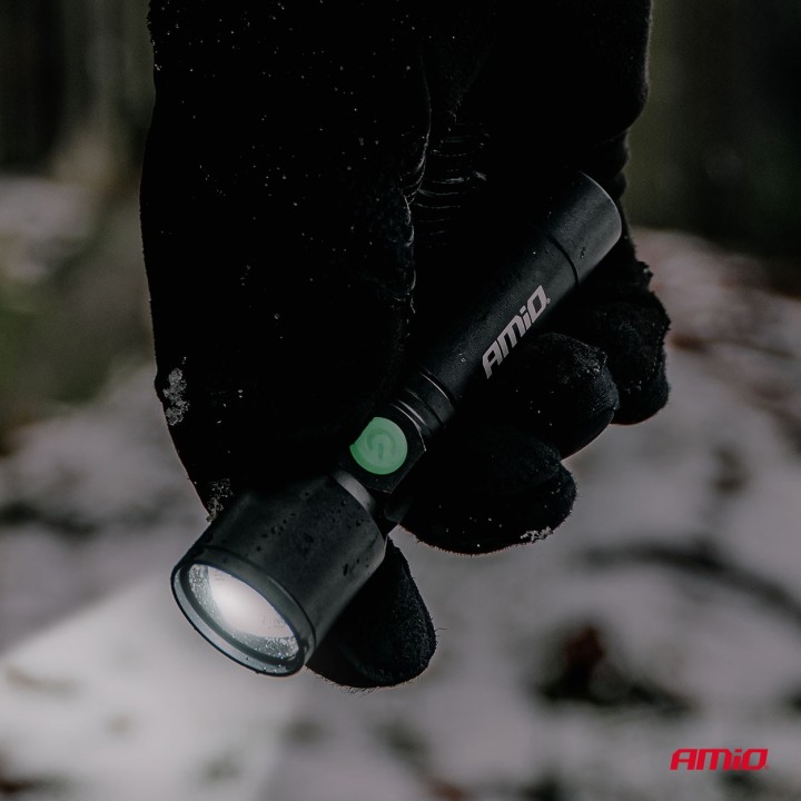 Lampa inspekcyjna akumulatorowa na szyję 2xP50 1000mAh (BATT) AMIO-04671