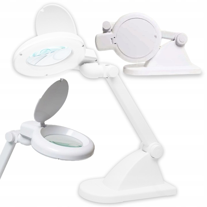 Lampa powiększająca z lupą 10W ZD121 LED
