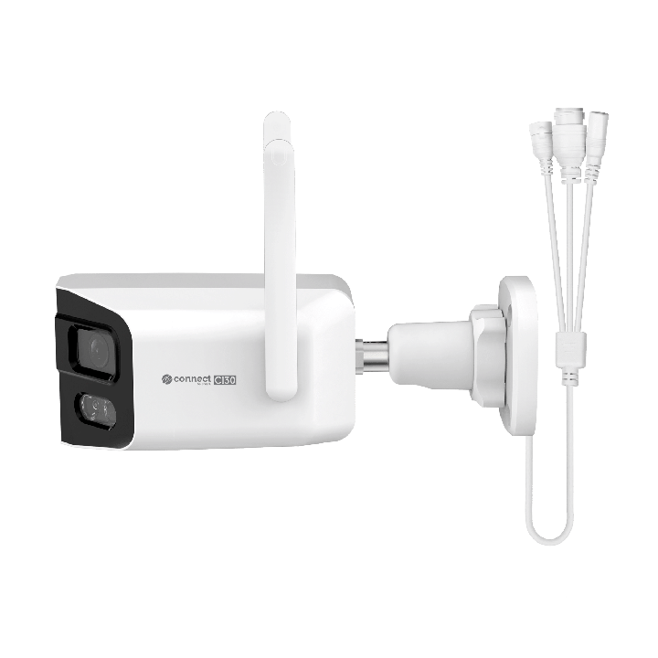 Kamera WiFi zewnętrzna Kruger&Matz Connect C130 Tuya Smart Life panoramiczna 4 MP