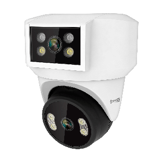 Kamera WiFi Kruger&Matz Connect C180 2x Obiektyw PTZ 360° 2K Tuya Smart Life Kolor Nocą Audio AI
