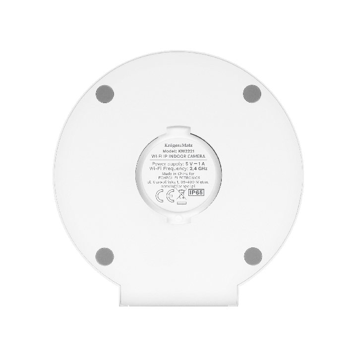 Kamera WiFi Kruger&Matz Connect C180 2x Obiektyw PTZ 360° 2K Tuya Smart Life Kolor Nocą Audio AI