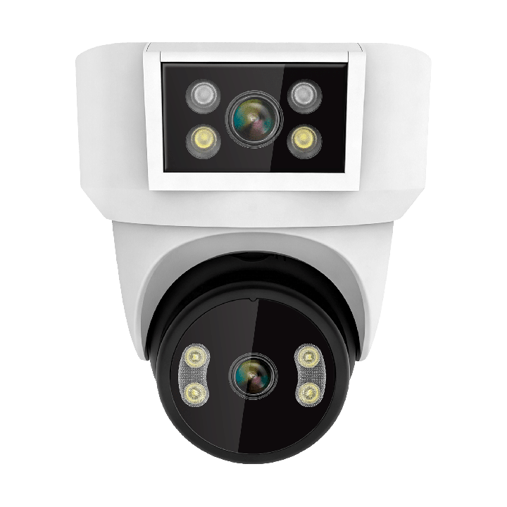 Kamera WiFi Kruger&Matz Connect C180 2x Obiektyw PTZ 360° 2K Tuya Smart Life Kolor Nocą Audio AI