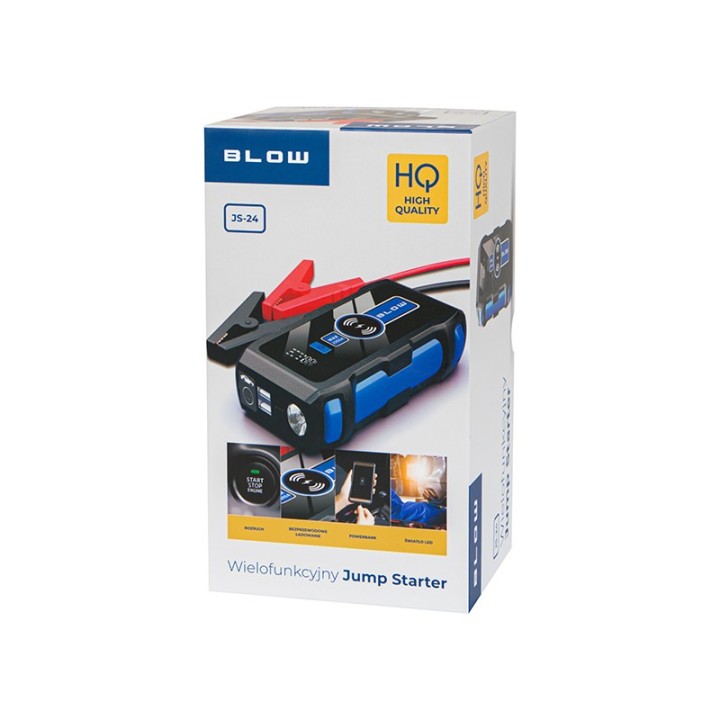 Power Bank - Jump Starter 12000mAh JS-24 ładowarka indukcyjna