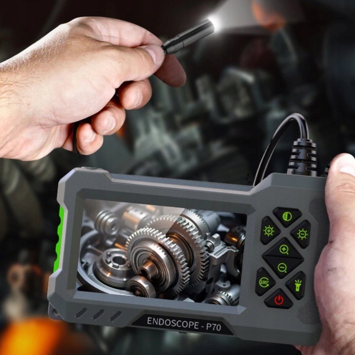 Endoskop kamera jednoobiektywowa 8mm 5m LCD 4,3 E-500