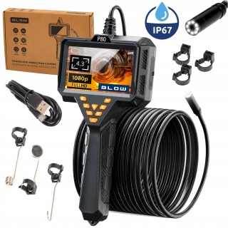 Endoskop kamera jednoobiektywowa 8mm 5m LCD 4,3 E-600
