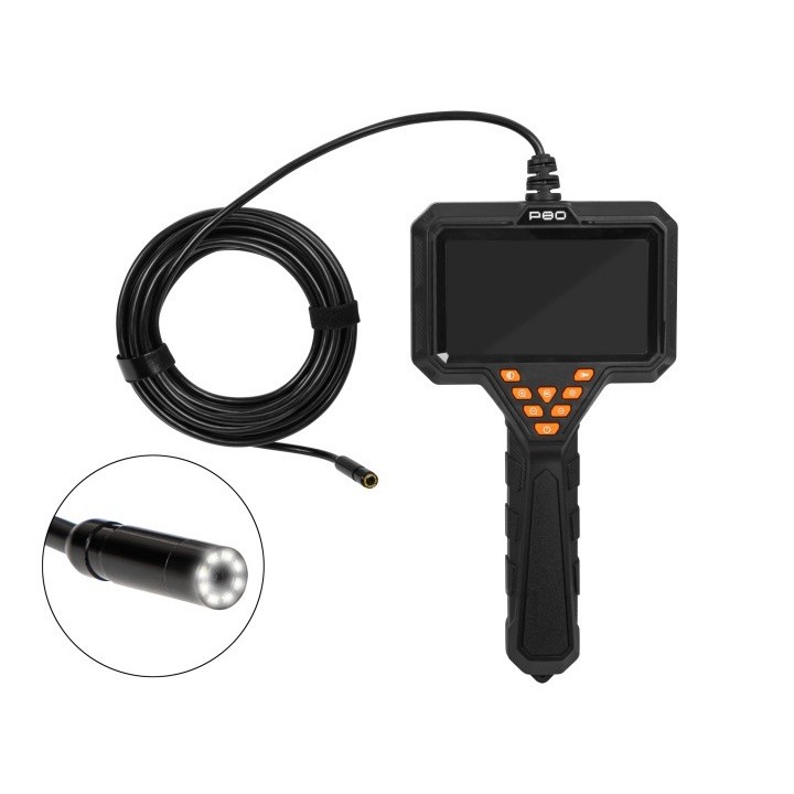 Endoskop kamera jednoobiektywowa 8mm 5m LCD 4,3 E-600