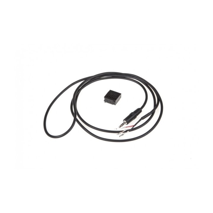 Złącze do radia AUX wtyk mini ISO II luz czarny-wtyk Jack 3,5mm stereo Ford 552084A