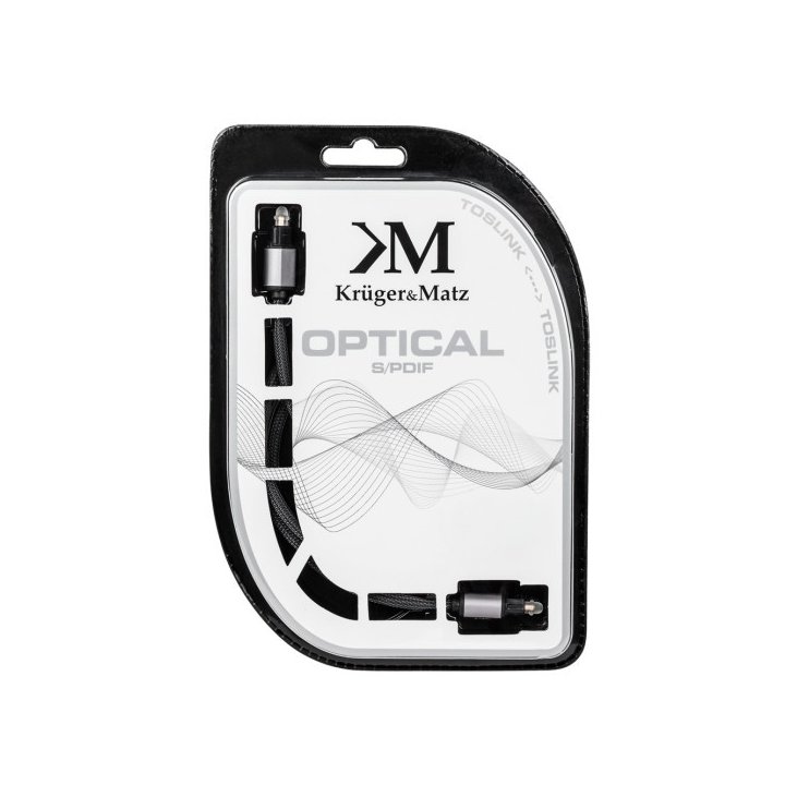Kabel optyczny toslink-toslink 1.0m Kruger&Matz