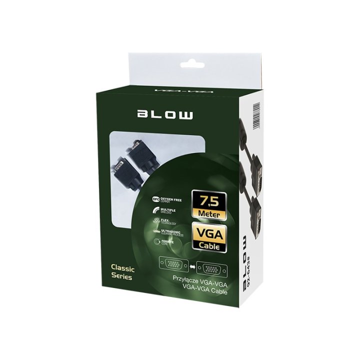 Przył.VGA-VGA 7.5m BOX