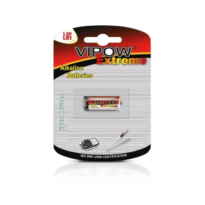 Bateria alkaliczna VIPOW EXTREME LR1 1szt/bl