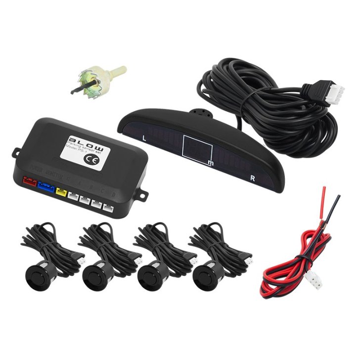 Czujnik cofania BLOW PS-1 (czarny) 22mm