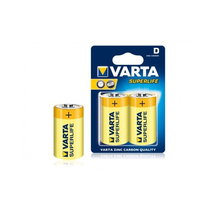 Bateria VARTA R20 SUPERLIFE 2szt./bl.