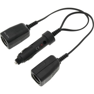 Blow Rozgałęźnik zapalniczki samochodowej 1xWT/ 2xGN z kablami