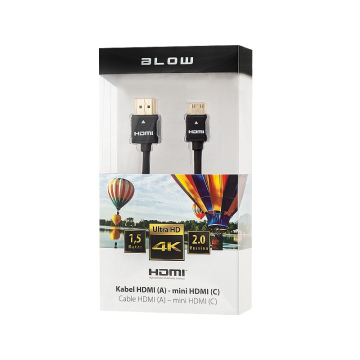 Przył.HDMI-mini HDMI PROFESSIONAL 4k1,5m