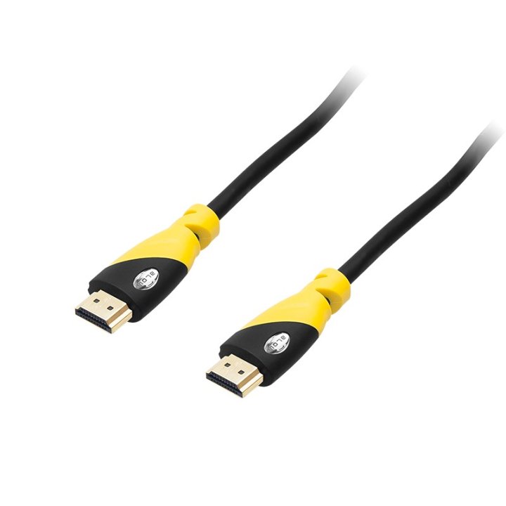 Przył.HDMI-HDMI YELLOW proste 5m 4K