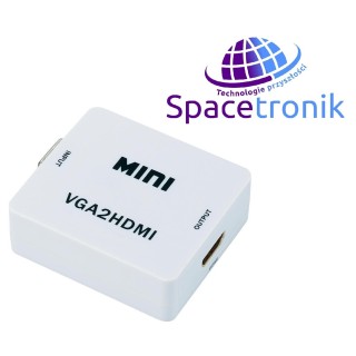 Konwerter VGA + audio na HDMI SPVA-H01