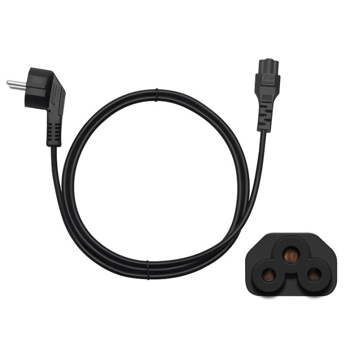 Kabel zasilający do laptopa (koniczynka)