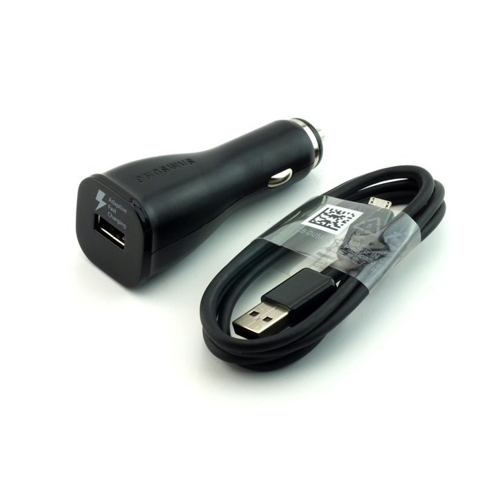 Ładowarka samochodowa Samsung EP-LN915U + kabel DUE4EBE 2A czarna box