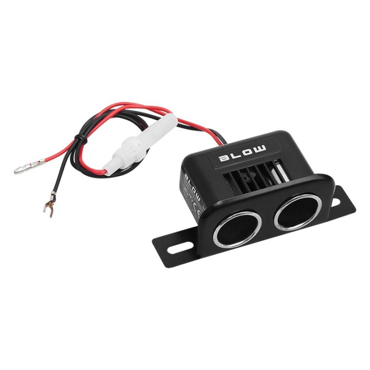 Gniazdo Zapal.samoch.2x CS-22 z kablami