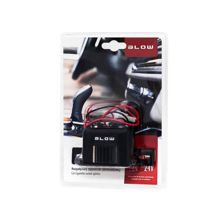 Gniazdo Zapal.samoch.2x CS-22 z kablami