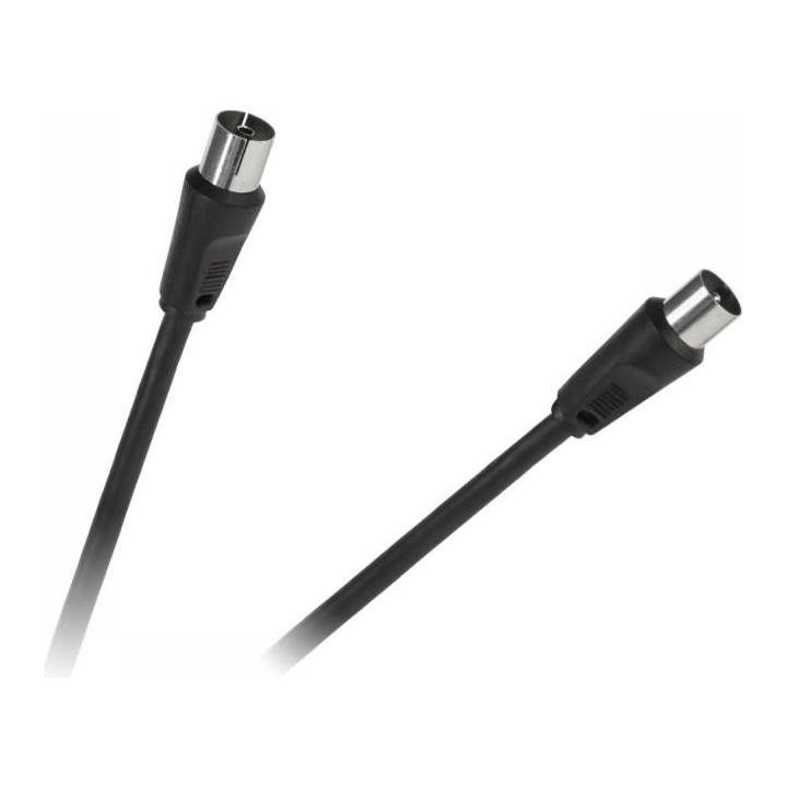 Kabel TV - VIDEO czarny 1,8m
