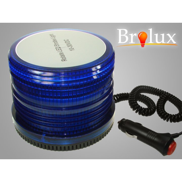 Lampa ostrzegawcza niebieska 15W 10-30V 72 LED