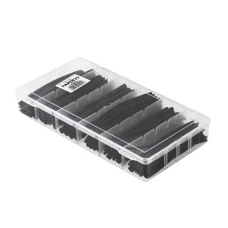 Zestaw rurek termokurczliwych 10cm czarne 7858