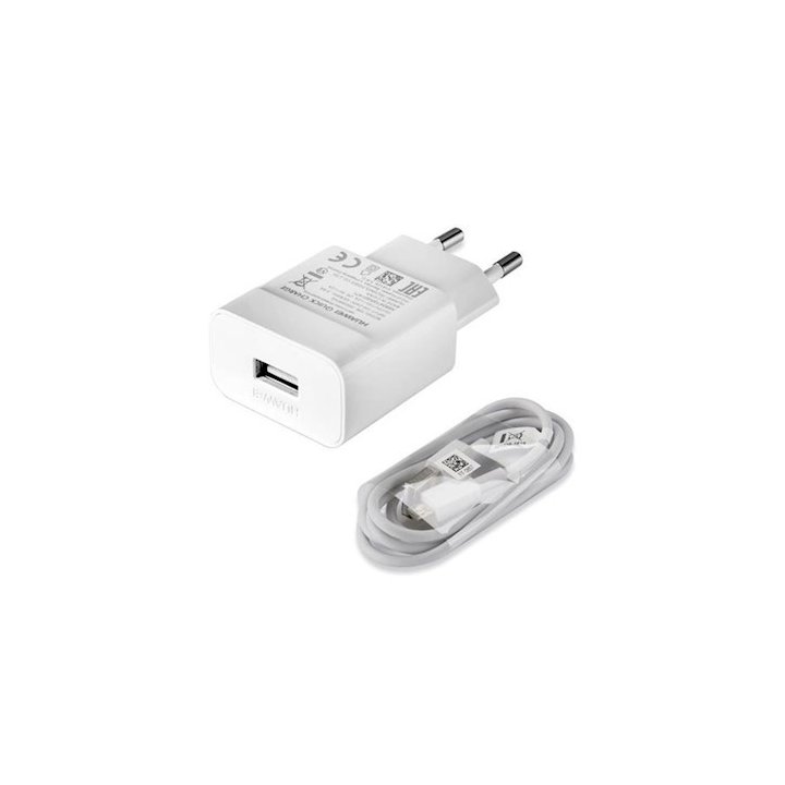 Ładowarka sieciowa HUAWEI HW-050200E01 + kabel 2A biała bulk