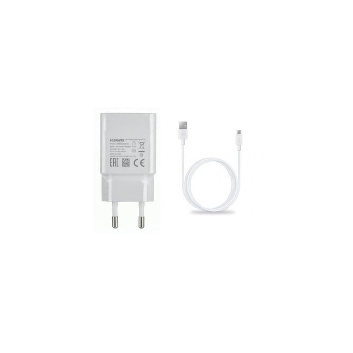 Ładowarka sieciowa HUAWEI HW-050200E01 + kabel 2A biała bulk
