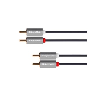 Kabel 2RCA-2RCA 3m Kruger&Matz Basic
