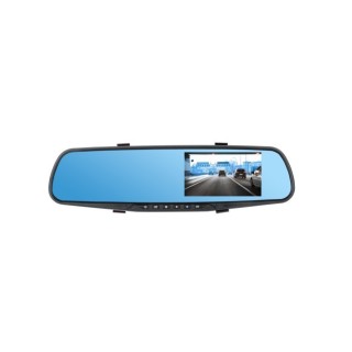 Lusterko samochodowe Peiying z rejestratorem, kamerą cofania i czujnikiem parkowania