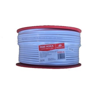 Kabel RG6 Spacetronik HOKA 4K 102 CU Dualshield