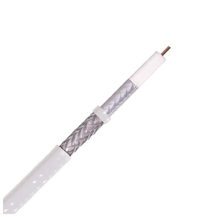 Kabel RG6 Spacetronik HOKA 4K 102 CU Dualshield