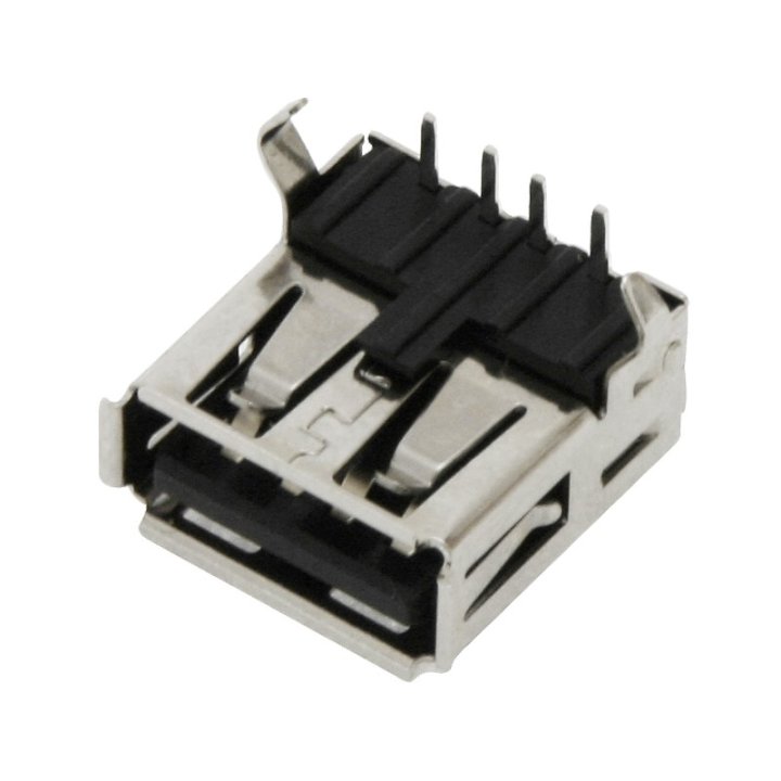 Gniazdo USB typ A do druku kątowe