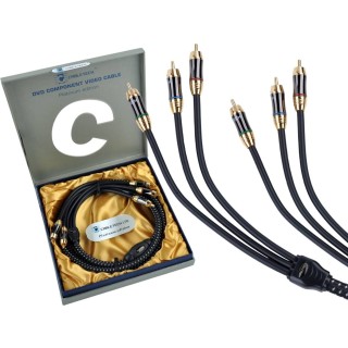 Kabel 3RCA-3RCA Component 1.8m Cabletech Platinum Edition