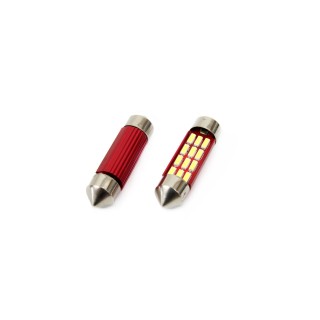 LED CANBUS 12SMD 4014 Festoon 39mm White 12V/24V