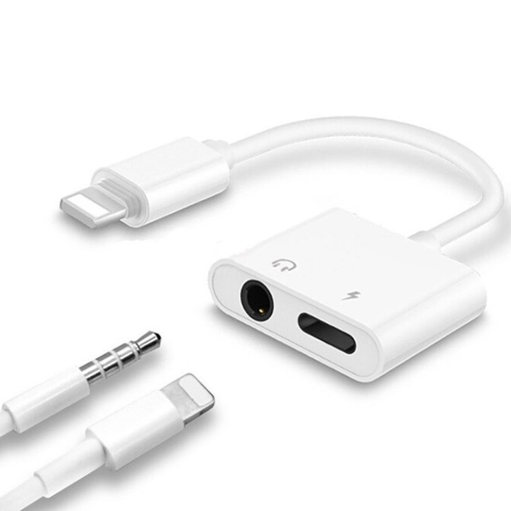 Adapter Lightning 2w1 Port ładowania + Słuchawki 3,5mm VA0002 VAYOX