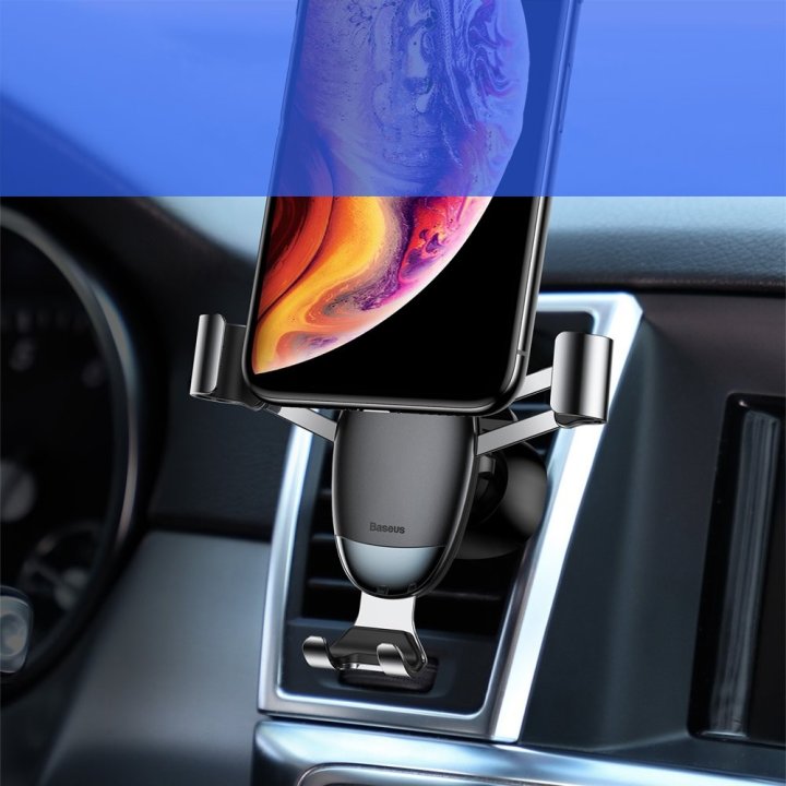 Baseus uchwyt samochodowy Mini grawitacyjny czarny