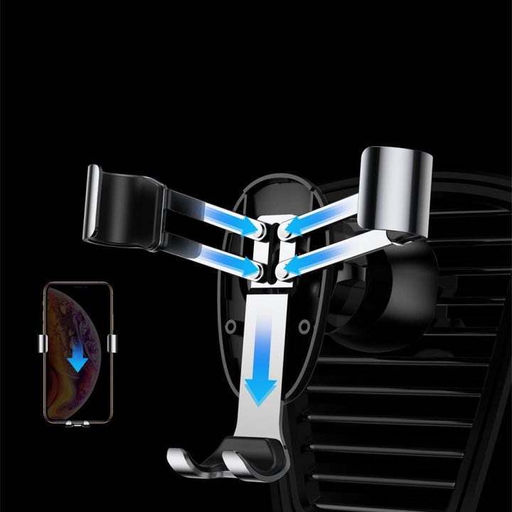 Baseus uchwyt samochodowy Mini grawitacyjny czarny