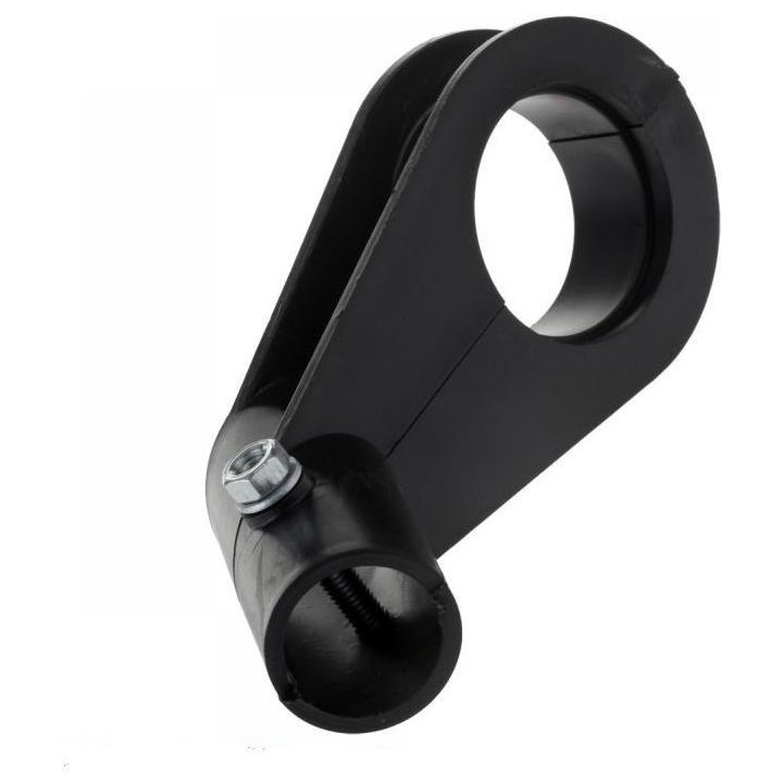 Uchwyt konwertera na rurkę czarny śr.25mm