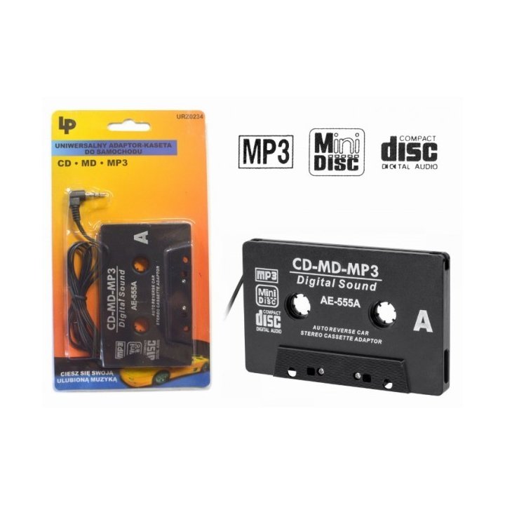 Adaptor samochodowy CD/MD-kaseta