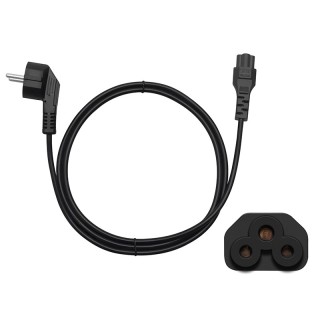 Przył.zasil.do laptopa-koniczynka1,5m