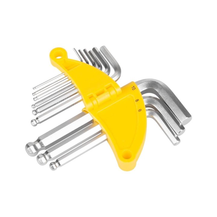 Zestaw kluczy ampulowych 9 szt.