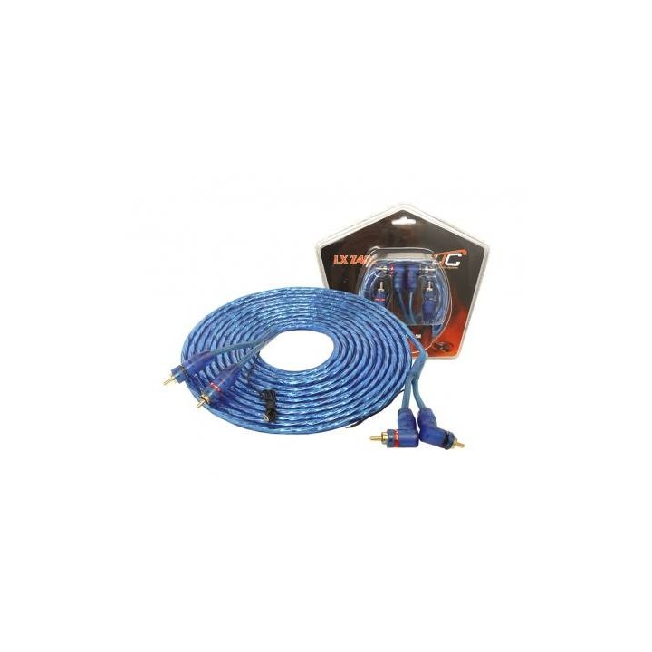 Kabel 2x2RCA LTC wtyk kątowy 5m