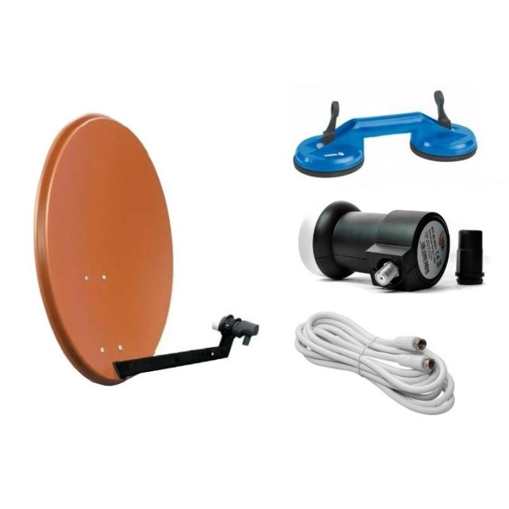 Zestaw CAMPING TIR Antena Corab 70 HD + akcesoria