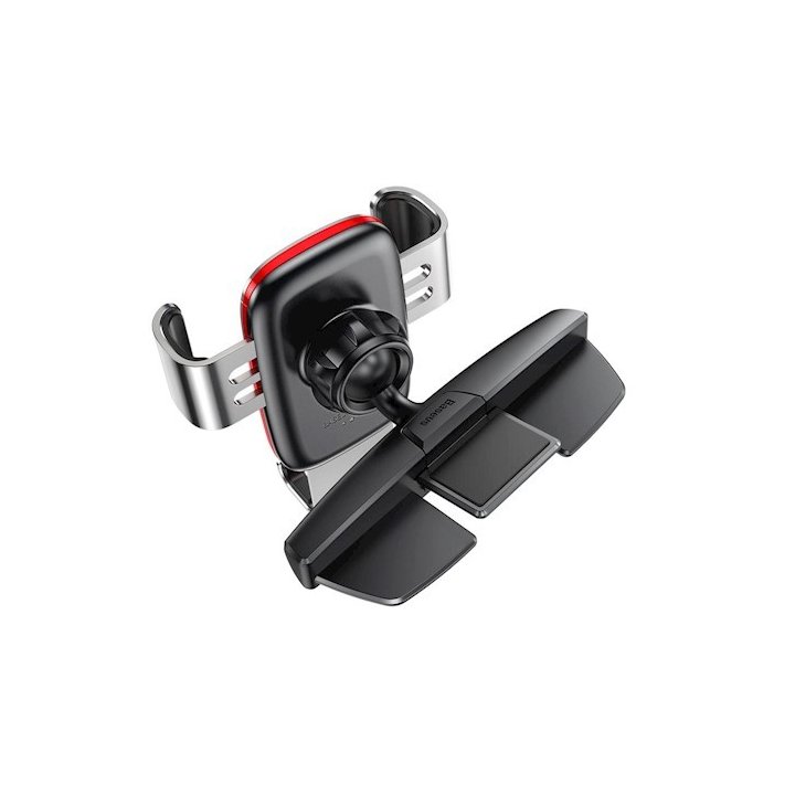 Baseus uchwyt samochodowy Metal Age grawitacyjny do gniazda CD srebrny