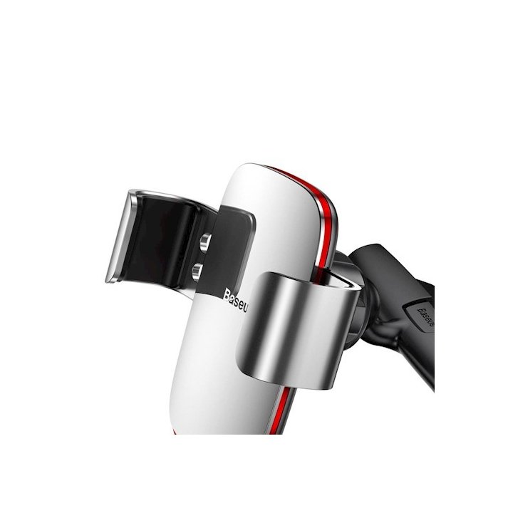 Baseus uchwyt samochodowy Metal Age grawitacyjny do gniazda CD srebrny