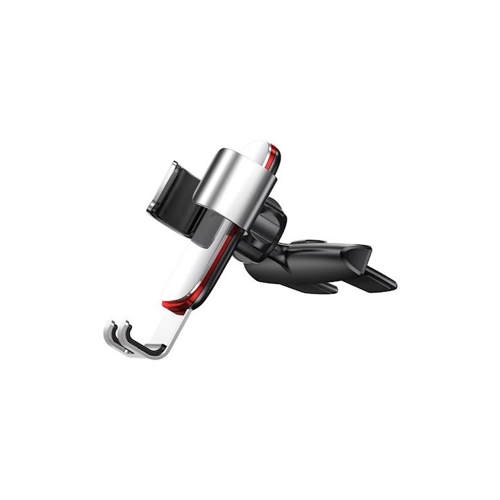 Baseus uchwyt samochodowy Metal Age grawitacyjny do gniazda CD srebrny